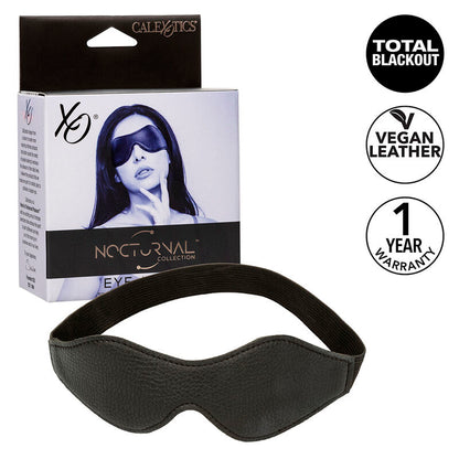 CALEXOTICS - NOCTURNAL EYE MASK PVC LEATHER BLACK - 6