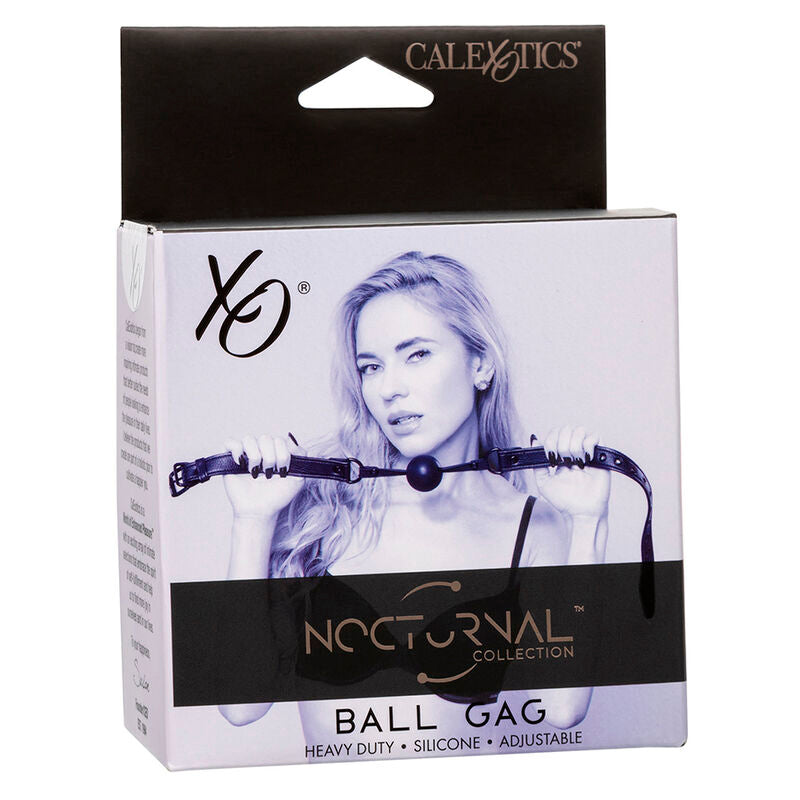 CALEXOTICS - NOCTURNAL BALL GAG SILICONE BLACK - 4