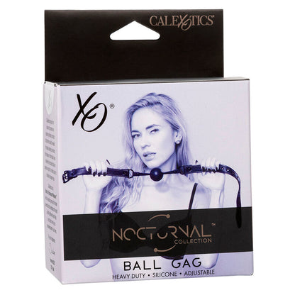CALEXOTICS - NOCTURNAL BALL GAG SILICONE BLACK - 4