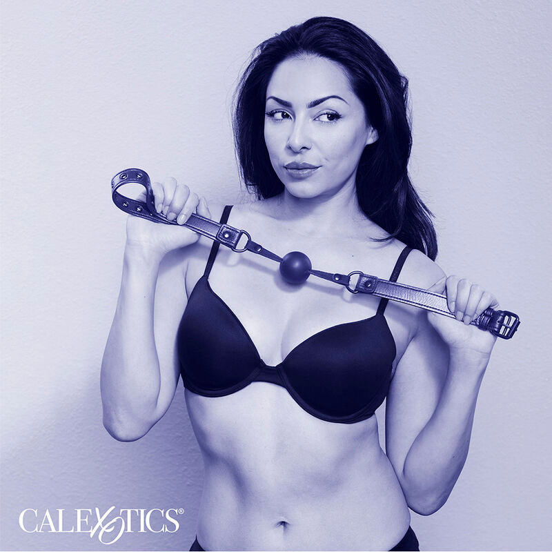 CALEXOTICS - NOCTURNAL BALL GAG SILICONE BLACK - 3