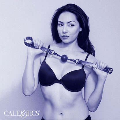 CALEXOTICS - NOCTURNAL BALL GAG SILICONE BLACK - 3