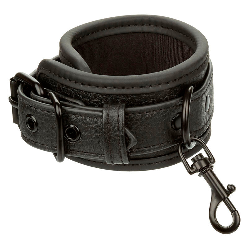 CALEXOTICS - NOCTURNAL LEATHER WRIST CUFFS ADJUSTABLE BLACK - 2