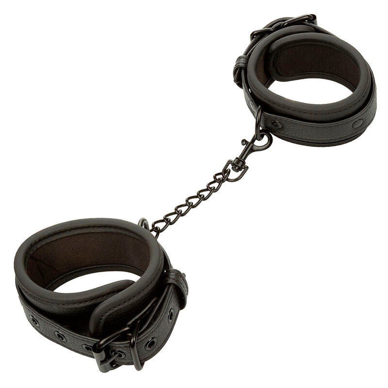 CALEXOTICS - NOCTURNAL ANKLE CUFFS LEATHER ADJUSTABLE BLACK - 7