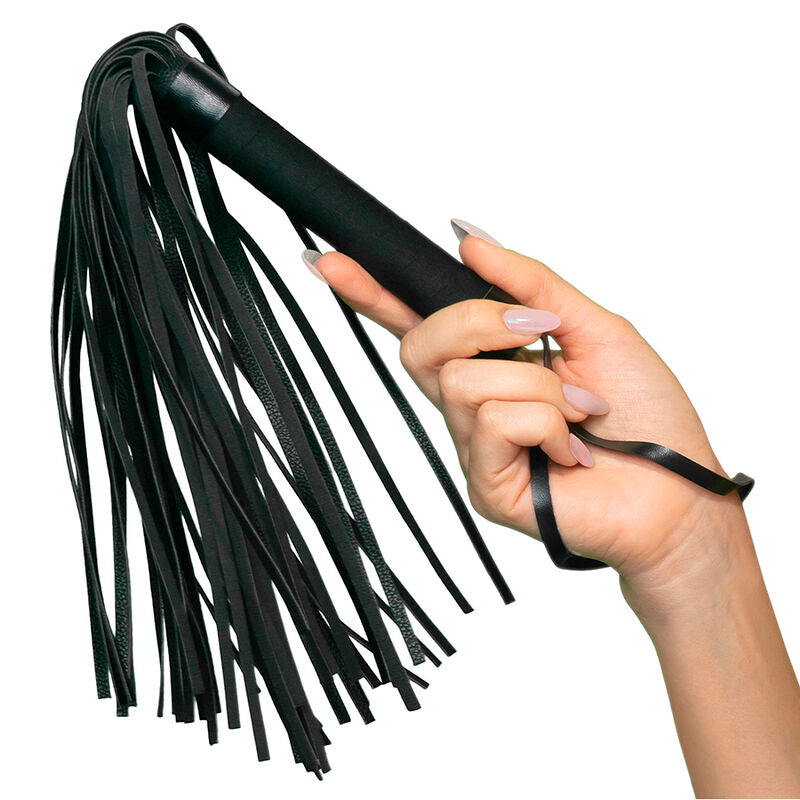 CALEXOTICS - NOCTURNAL FLOGGER LEATHER BLACK - 5