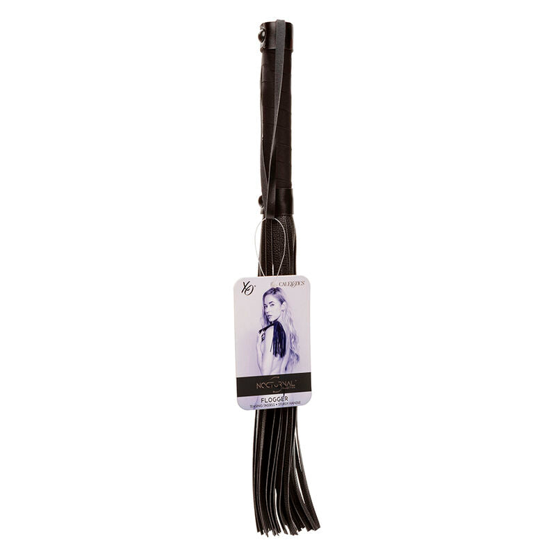 CALEXOTICS - NOCTURNAL FLOGGER LEATHER BLACK - 3