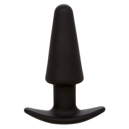 CALEXOTICS - ROCK BOTTOM TAPERED ANAL PLUG 10 VIBRACIONES SILICONE BLACK - 10