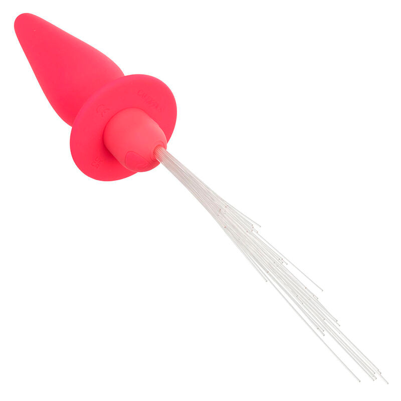 CALEXOTICS - SOUTHERN LIGHTS LIGHT UP ANAL PLUG 10 VIBRATIONS SILICONE PINK - 8