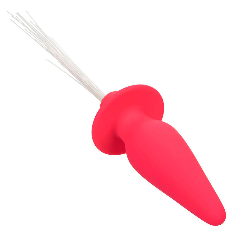 CALEXOTICS - SOUTHERN LIGHTS LIGHT UP ANAL PLUG 10 VIBRATIONS SILICONE PINK - 6