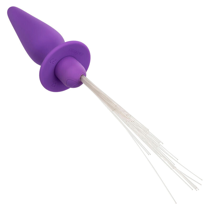 CALEXOTICS - SOUTHERN LIGHTS LIGHT UP ANAL PLUG 10 VIBRATIONS SILICONE PURPLE - 6