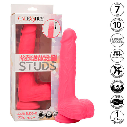 CALEXOTICS - STUDS REALISTIC VIBRATOR 10 VIBRATIONS PINK - 10