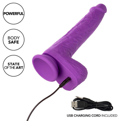 CALEXOTICS - STUDS RECHARGEABLE AND ROTATING VIBRATOR 10 VIBRATIONS PURPLE - 7