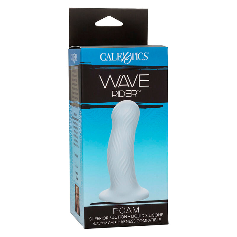 CALEXOTICS - WAVE RIDER FOAM ANAL PLUG BLUE - 3