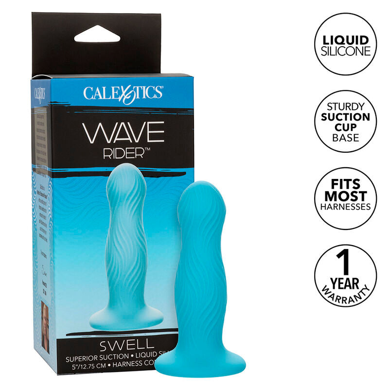 CALEXOTICS - WAVE RIDER SWELL BLUE BUTT PLUG