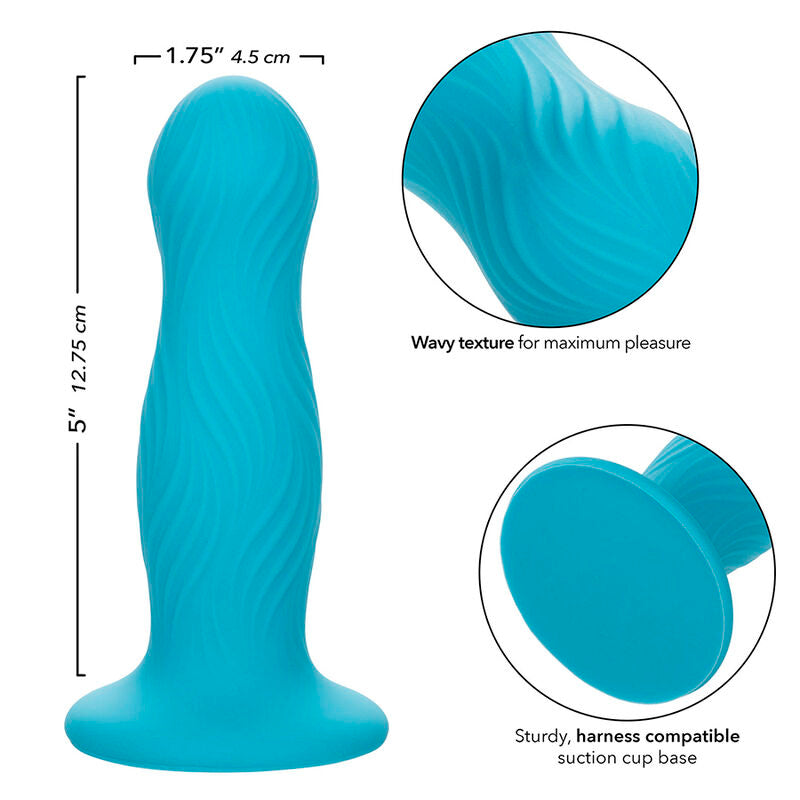 CALEXOTICS - WAVE RIDER SWELL ANAL PLUG BLUE - 3