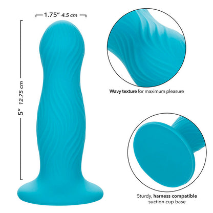 CALEXOTICS - WAVE RIDER SWELL ANAL PLUG BLUE - 3