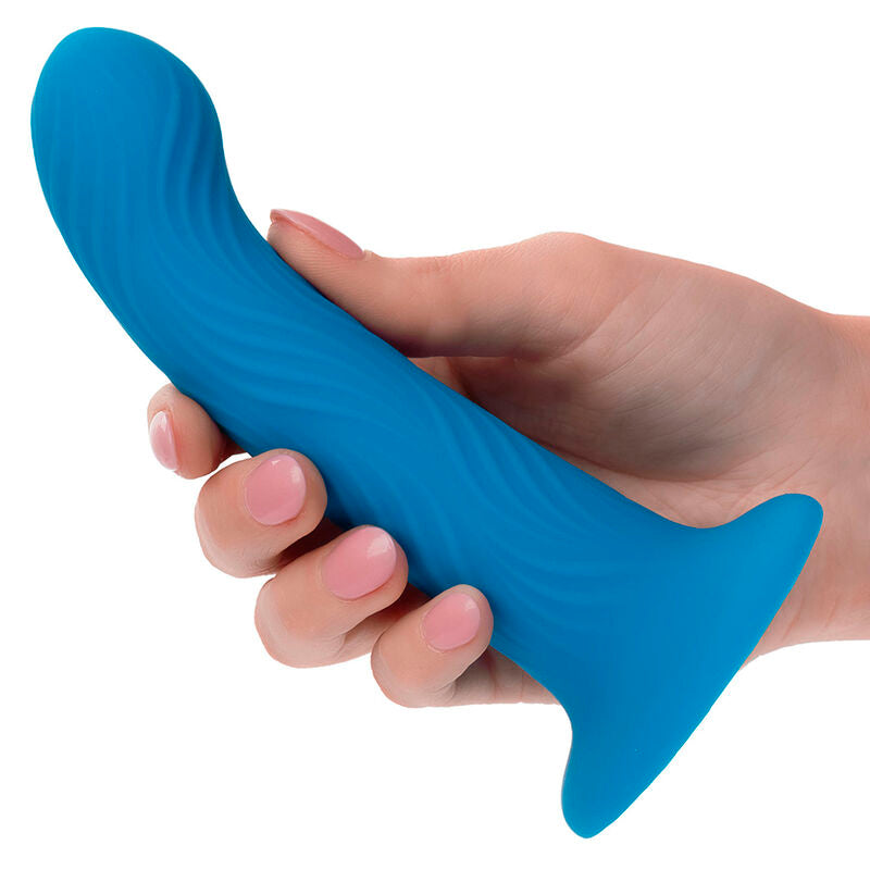 CALEXOTICS - WAVE RIDER RIPPLE ANAL PLUG BLUE - 9