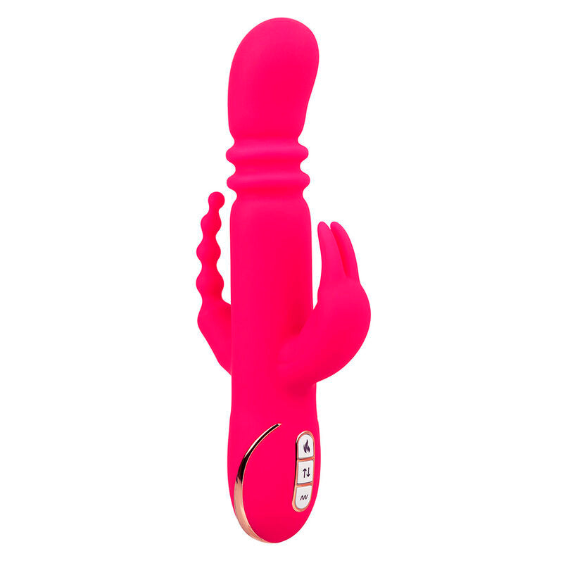 CALEXOTICS - JACK FANTASY TRIPLE HEATED VIBRATOR RABBIT PINK - 8