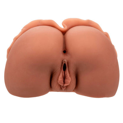 CALEXOTICS - THE QUEEN OF WELCOME REALISTIC DOUBLE MASTURBATOR CARAMEL