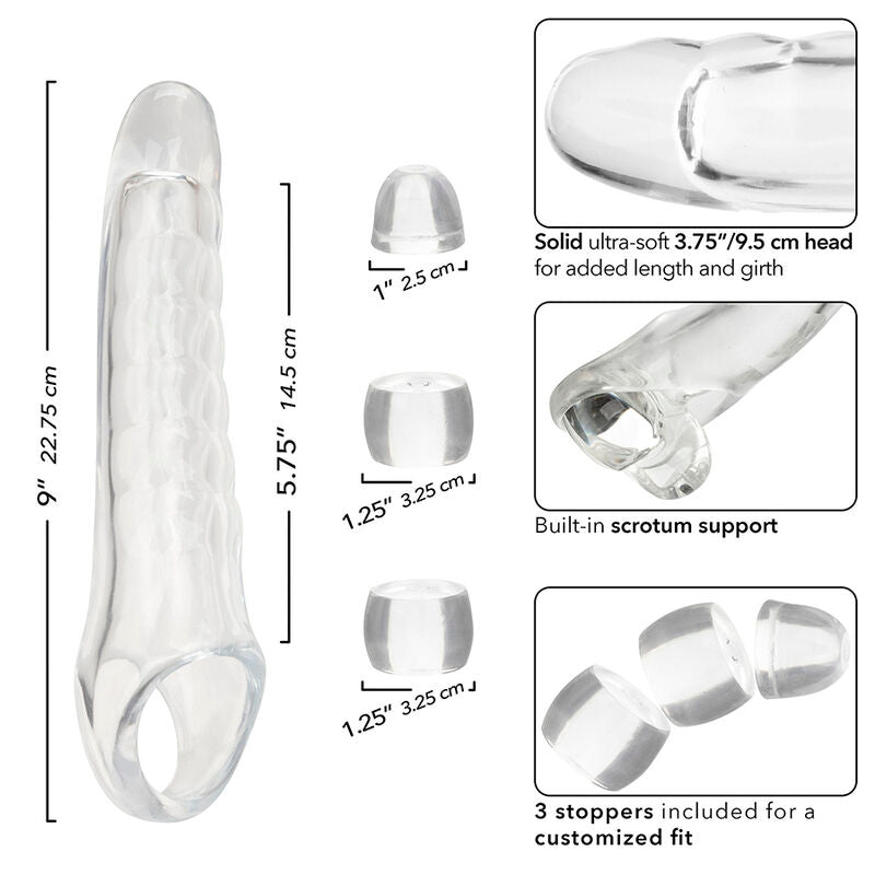 CALEXOTICS - MAXX TRANSPARENT ADJUSTABLE PENIS EXTENDER
