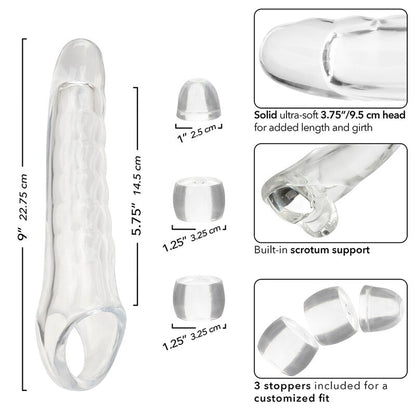 CALEXOTICS - MAXX TRANSPARENT ADJUSTABLE PENIS EXTENDER