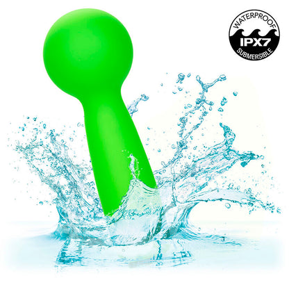 CALEXOTICS - NEON VIBES THE BUBBLY VIBE MINI MASSAGER 10 VIBRATIONS GREEN - 6