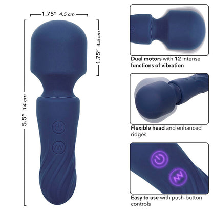 CALEXOTICS - CHARISMA CHARM 12-FUNCTION MASSAGER PURPLE