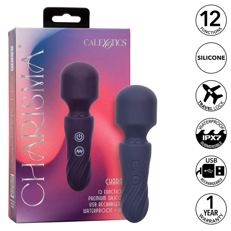 CALEXOTICS - CHARISMA CHARM MASSAGER 12 FUNCTIONS PURPLE - 8