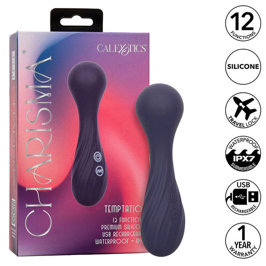 CALEXOTICS - CHARISMA TEMPTATION MASSAGER 12 FUNCTIONS PURPLE - 1
