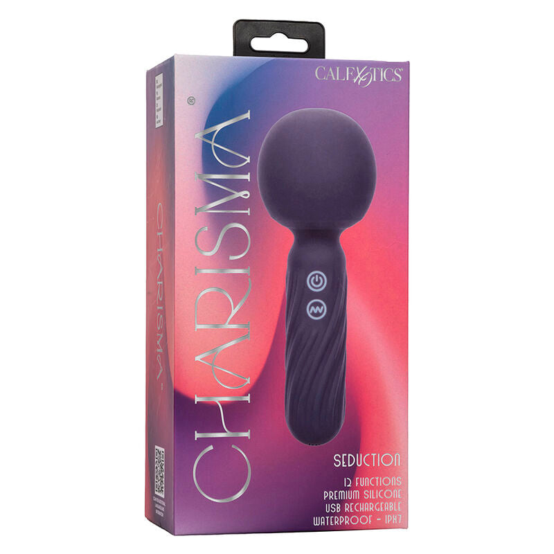 CALEXOTICS - CHARISMA SEDUCTION MASSAGER 12 FUNCTIONS 17.75 CM X 6.25 CM PURPLE - 2