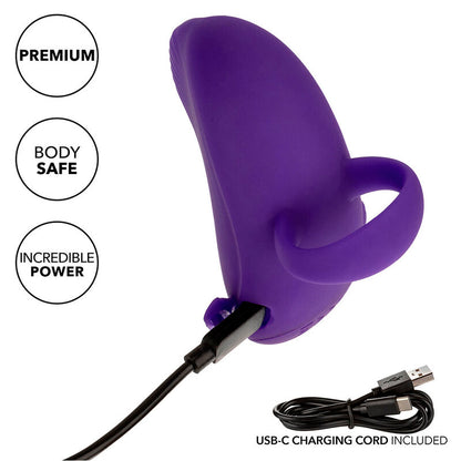 CALEXOTICS - ENVY PORTABLE ROTATING BALL MASSAGER 7 VIBRATIONS PURPLE