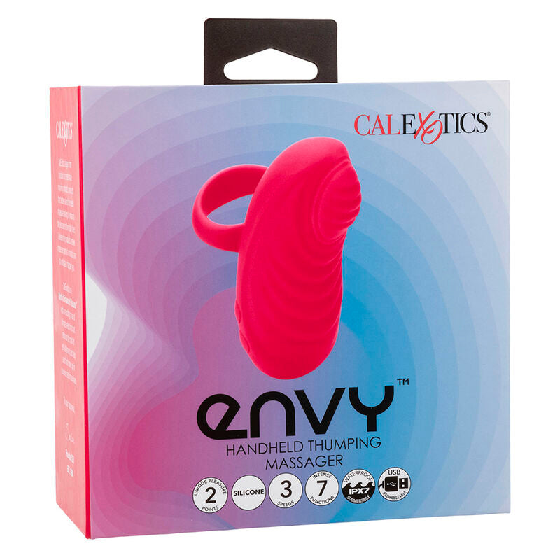 CALEXOTICS - ENVY HANDHELD ROLLING BALL MASSAGER 7 VIBRATIONS PINK - 7