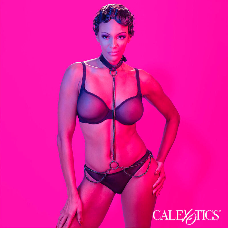 CALEXOTICS - EUPHORIA CHAIN ​​COLLAR AND LEASH