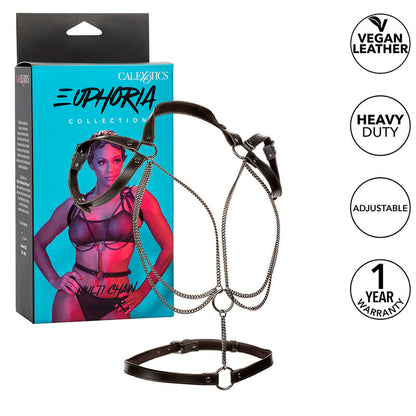 CALEXOTICS - EUPHORIA MULTICHAIN ​​HALTER HARNESS PREMIUM