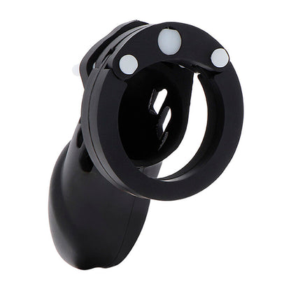 HIDDEN DESIRE - EXTREME CHASTITY COCK CAGE SILICONE SIZE L BLACK - 1