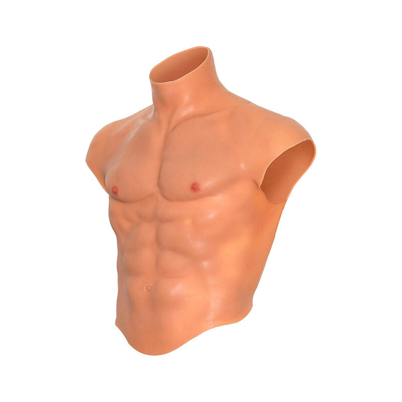 HIDDEN DESIRE - ALTER EGO SILICONE MALE TORSO SHIRT WITH ABS FLESH - 5