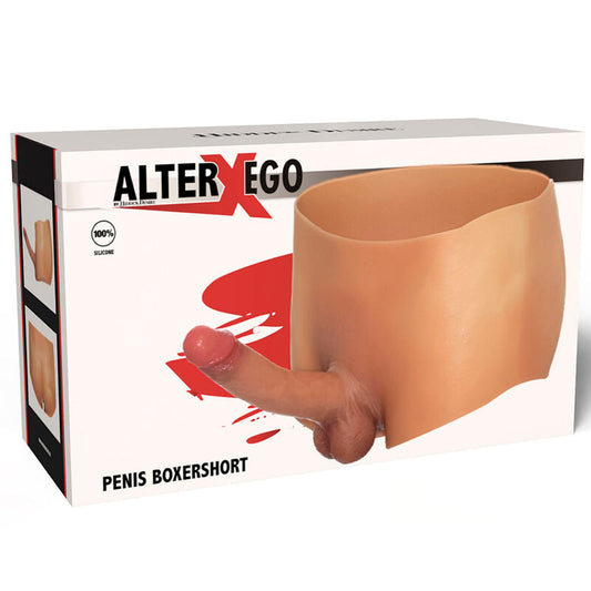 HIDDEN DESIRE - ALTER EGO BOXERSHOT WITH PENIS 18 CM SIZE L - 1