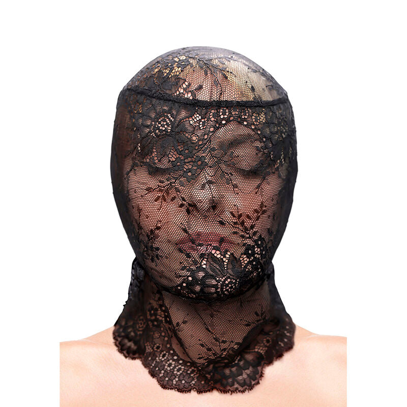 NS NOVELTIES - FETISH & FASHION LACE HOOD BLACK - 2