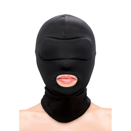 NS NOVELTIES - FETISH &amp; FASHION BLACK NYLON MOUTH HOOD