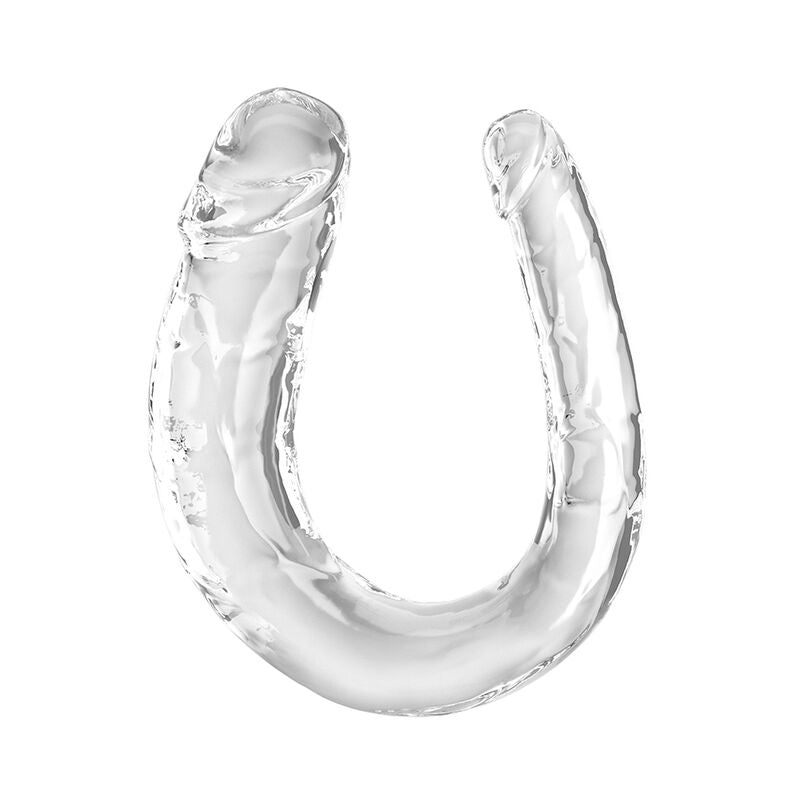 KING COCK - DOUBLE TROUBLE DOUBLE DILDO 33 CM CLEAR - 2