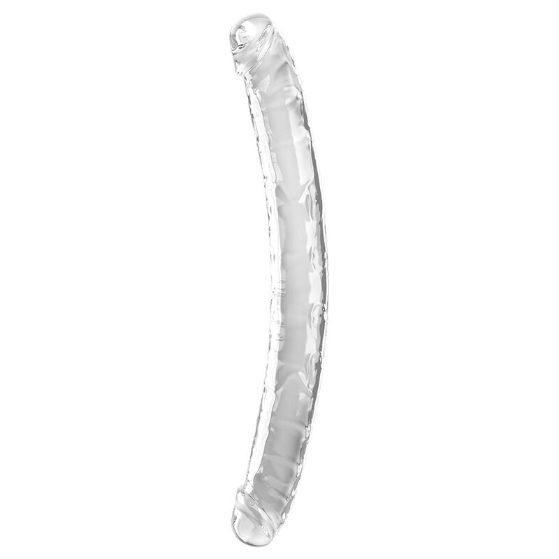 KING COCK - DOUBLE TROUBLE DOUBLE DILDO 46 CM CLEAR - 3