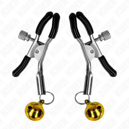 KINK - GOLD SINGLE BELL NIPPLE CLAMP 6 CM - 4