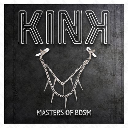 KINK - NIPPLE CLAMPS WITH SPIKES CHAINS 30 CM - 5