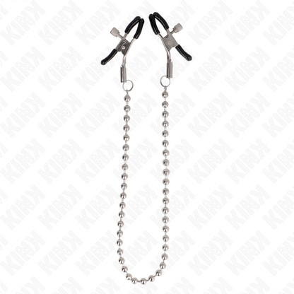 KINK - 30CM BEADED CHAIN ​​NIPPLE CLAMPS