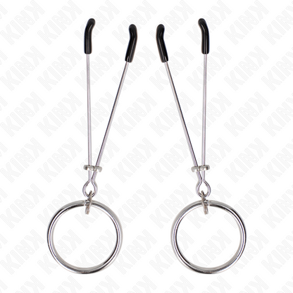 KINK - THIN NIPPLE CLAMPS WITH O-RING 7 CM - 4