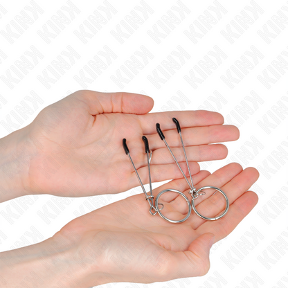 KINK - THIN NIPPLE CLAMPS WITH O-RING 7CM