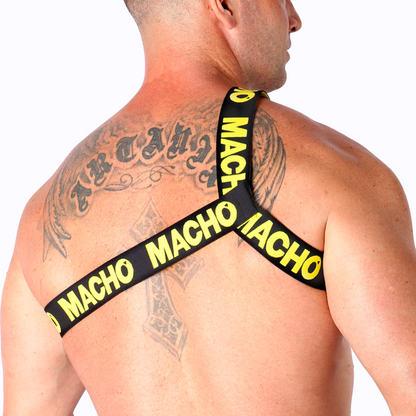 MACHO - ROMAN HARNESS PRIDE L/XL - S/M / WHITE - 7