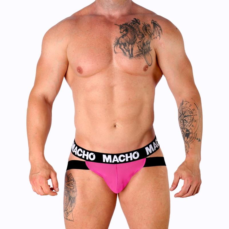 MACHO - MX28FR JOCK PINK NEON XL - L / PINK NEON - 45