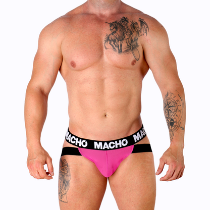 MACHO - MX28FR JOCK PINK NEON XL - XL / YELLOW - 32