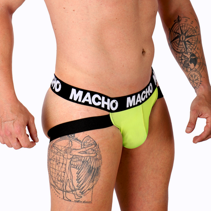 MACHO - MX28FR JOCK PINK NEON XL - M / YELLOW - 21