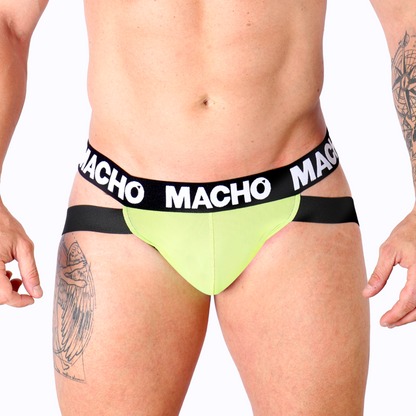 MACHO - MX28FR JOCK PINK NEON XL - S / YELLOW - 6